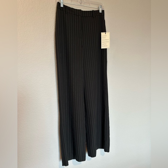 Have Black Pinstripe Wide Leg Pants - Picture 13 of 13